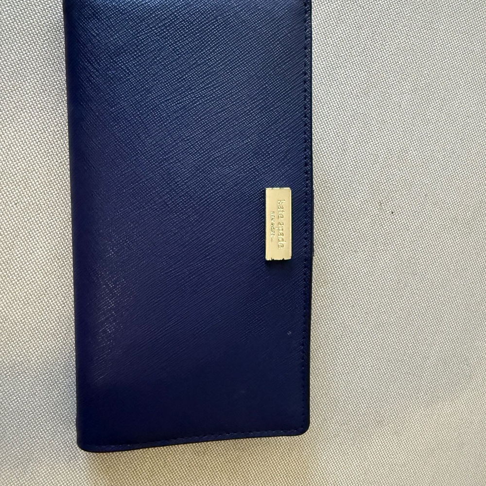 Kate Spade Blue Wallet EUC